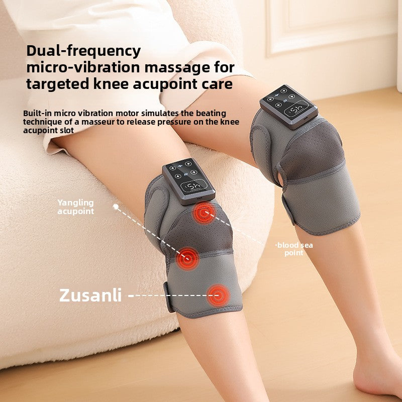 Heated knee massager controller