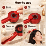 Scalp massager size